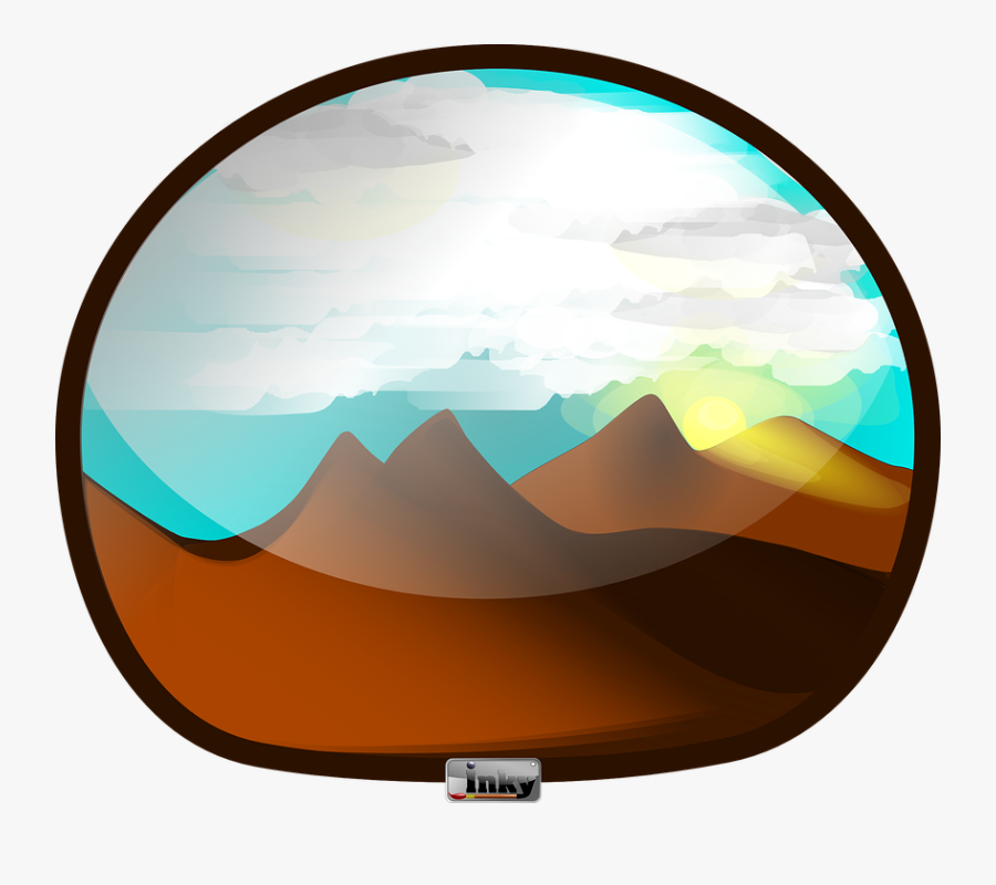 Desert Clipart Mountain Sky - Montañas Desiertos En Png, Transparent Clipart