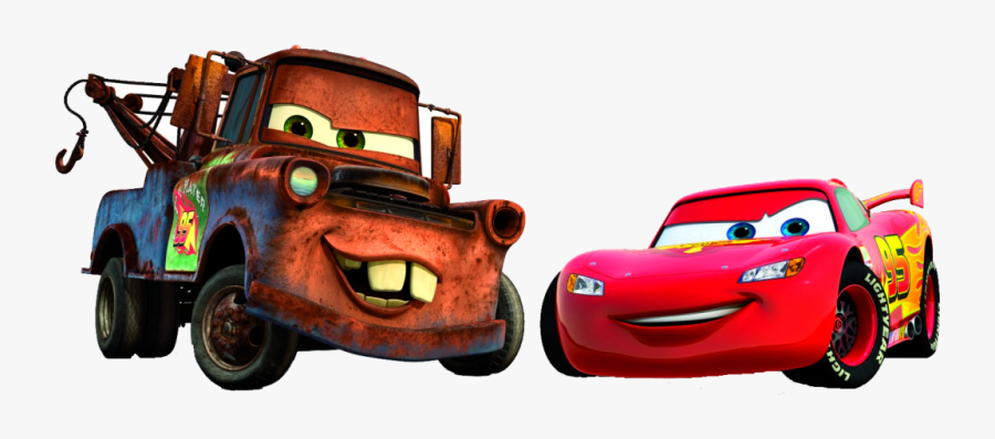 Cars Lightning Mcqueen And Mater, Transparent Clipart