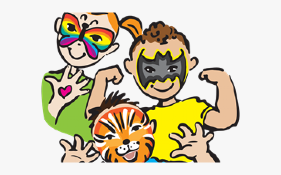 Face Painting Clipart, Transparent Clipart