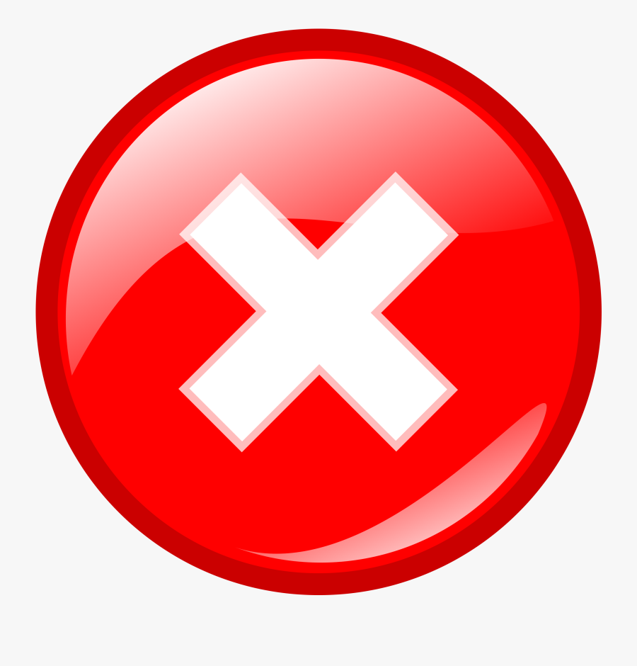 Error Icon, Transparent Clipart