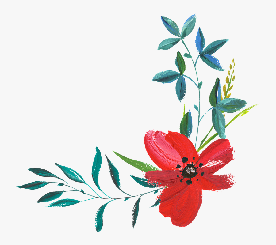 Painting Clipart Water Painting - Water Color Flower Background Png, Transparent Clipart