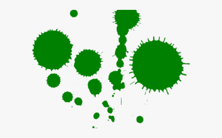 Dark Green Splash Paint Clipart , Png Download - Green Spray Can Transparent, Transparent Clipart
