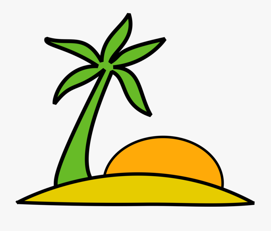 Vacation Beach Png Image - Island Clip Art, Transparent Clipart