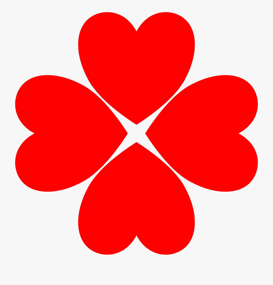 Heart Medical Clipart - Black Four Leaf Clover, Transparent Clipart