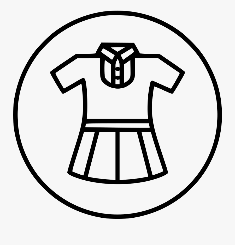 Transparent Uniform Clipart - School Uniform For Coloring, Transparent Clipart