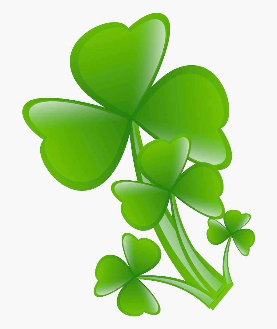 Transparent Four Leaf Clover Clipart - รูป ใบไม้ สี่ แฉก, Transparent Clipart