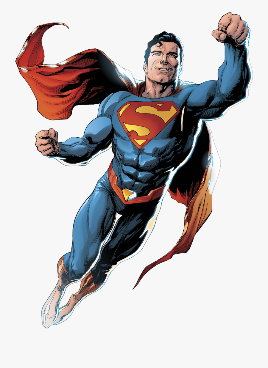 Superman Cartoon Png Classic, Transparent Clipart