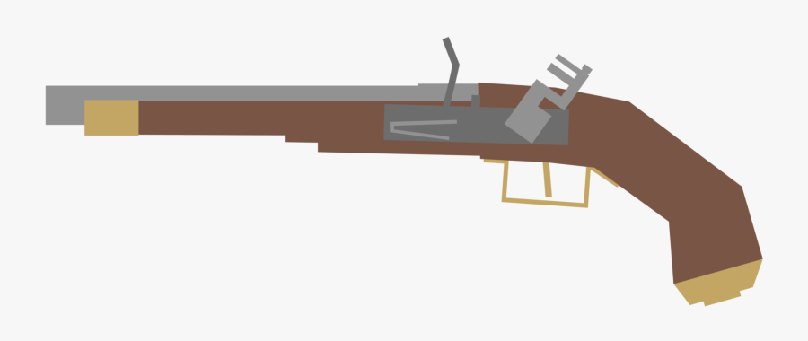 Flintlock Pistol The Town - Assault Rifle, Transparent Clipart