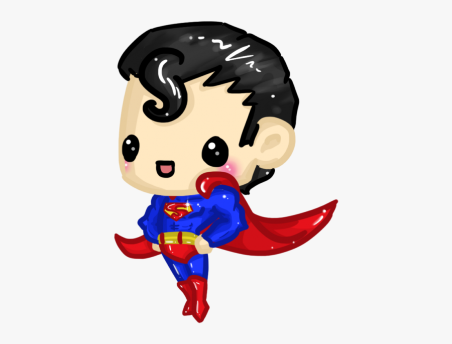 Chibi Superman Png - Superman Chibi Transparent, Transparent Clipart