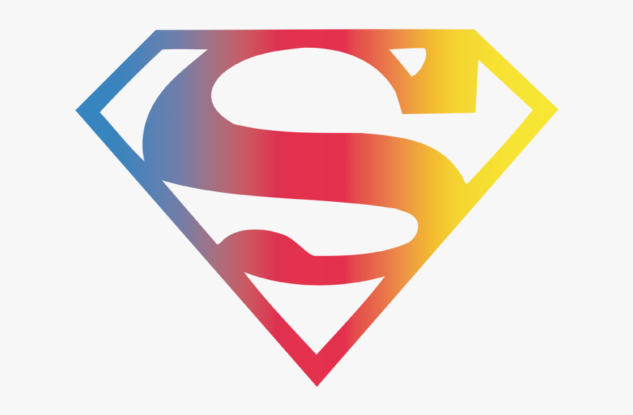 Superman Logo - Pink Superman, Transparent Clipart