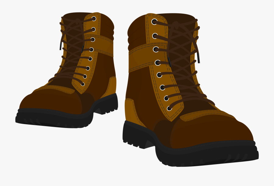 Brown Male Boots Png Clipart - Boots Clipart Png, Transparent Clipart