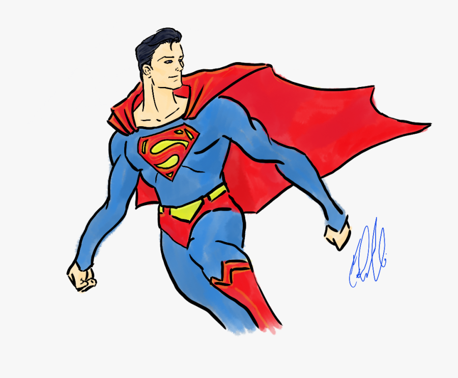 Baby Superman Drawings Www Imgkid Com The Image Kid - Drawing, Transparent Clipart