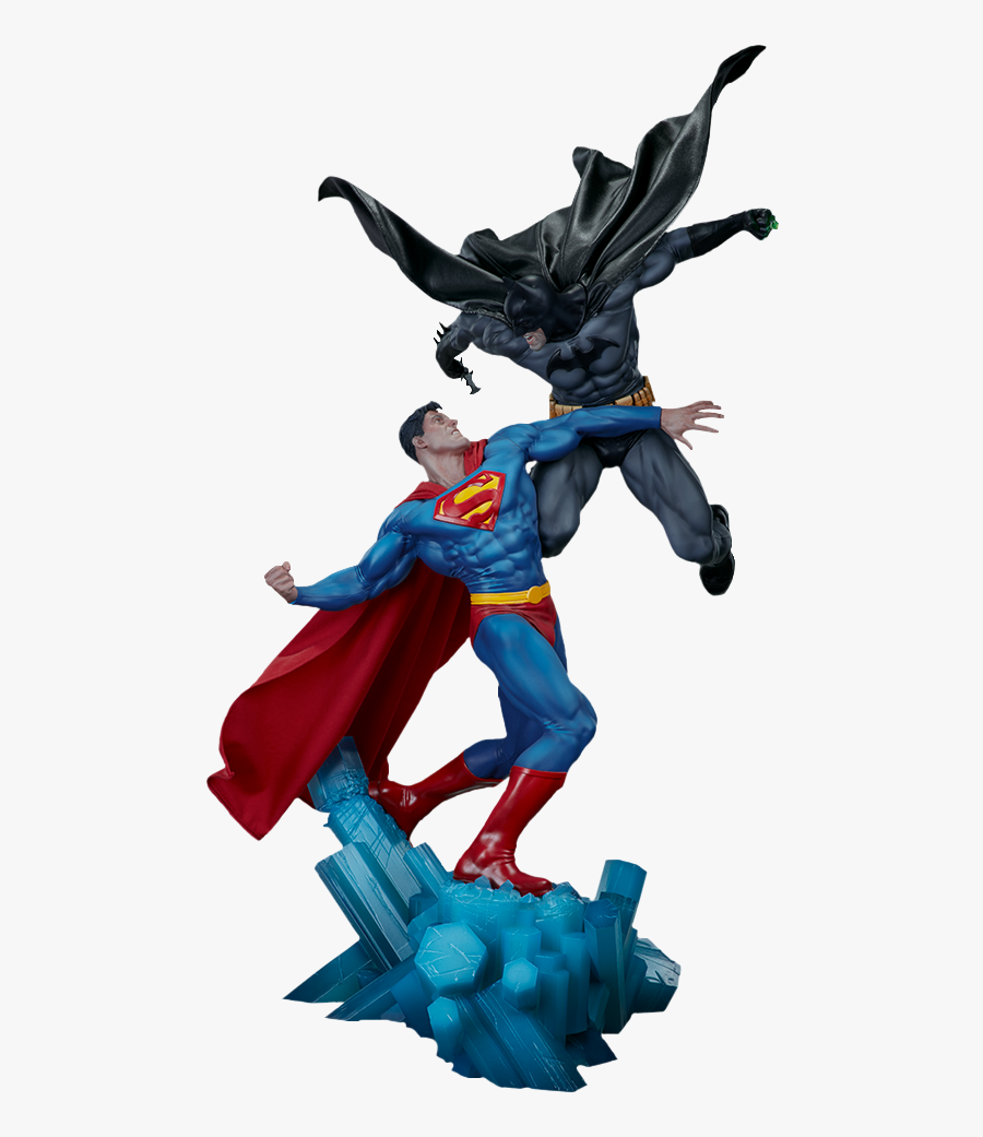 Justice League Batman Vs Superman 24 Diorama Statue - Sideshow Batman Vs Superman Diorama, Transparent Clipart