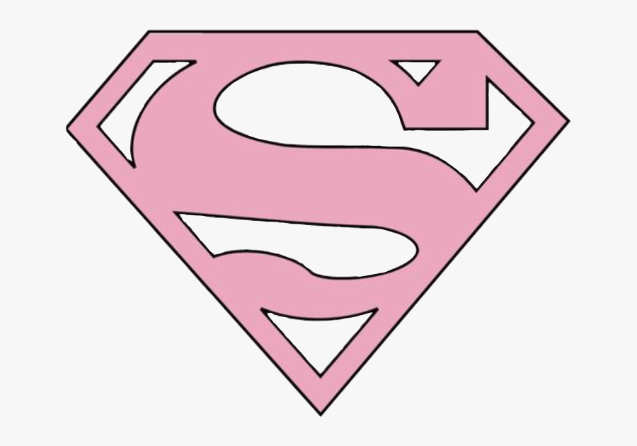 #superman #loco #s #tumblr #pink #cute #freetoedit - Superman Logo, Transparent Clipart