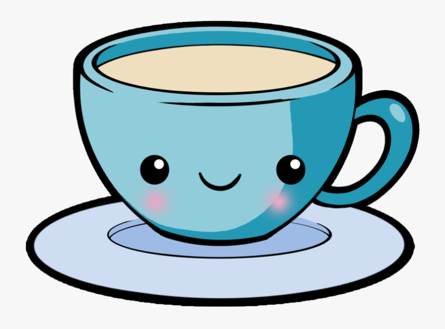 Free Stock Chips Drawing Kawaii - Cup Of Tea Cartoon, Transparent Clipart