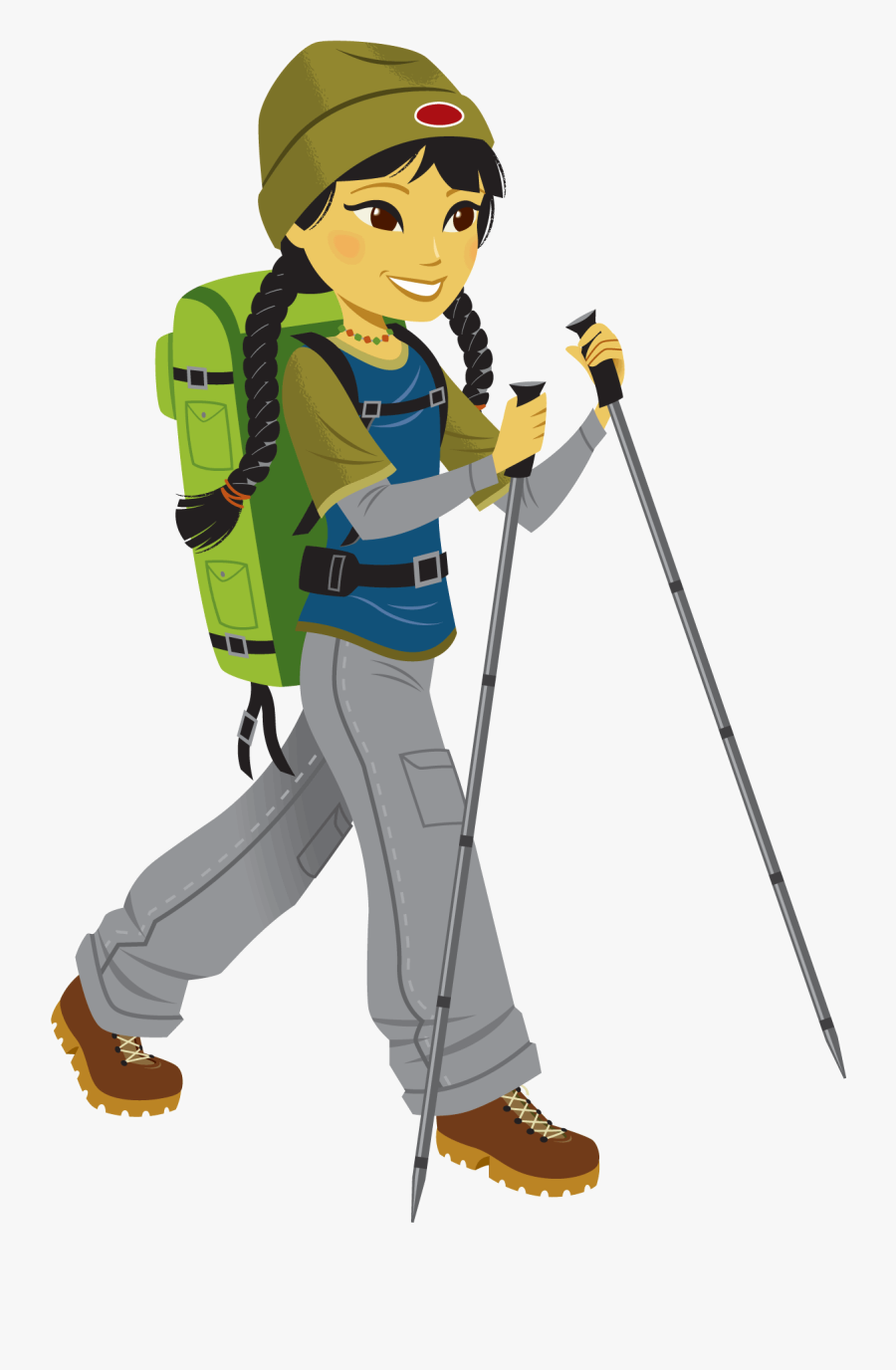 Hiking Clipart Mountaineering Equipment - Clipart Hiking Png, Transparent Clipart