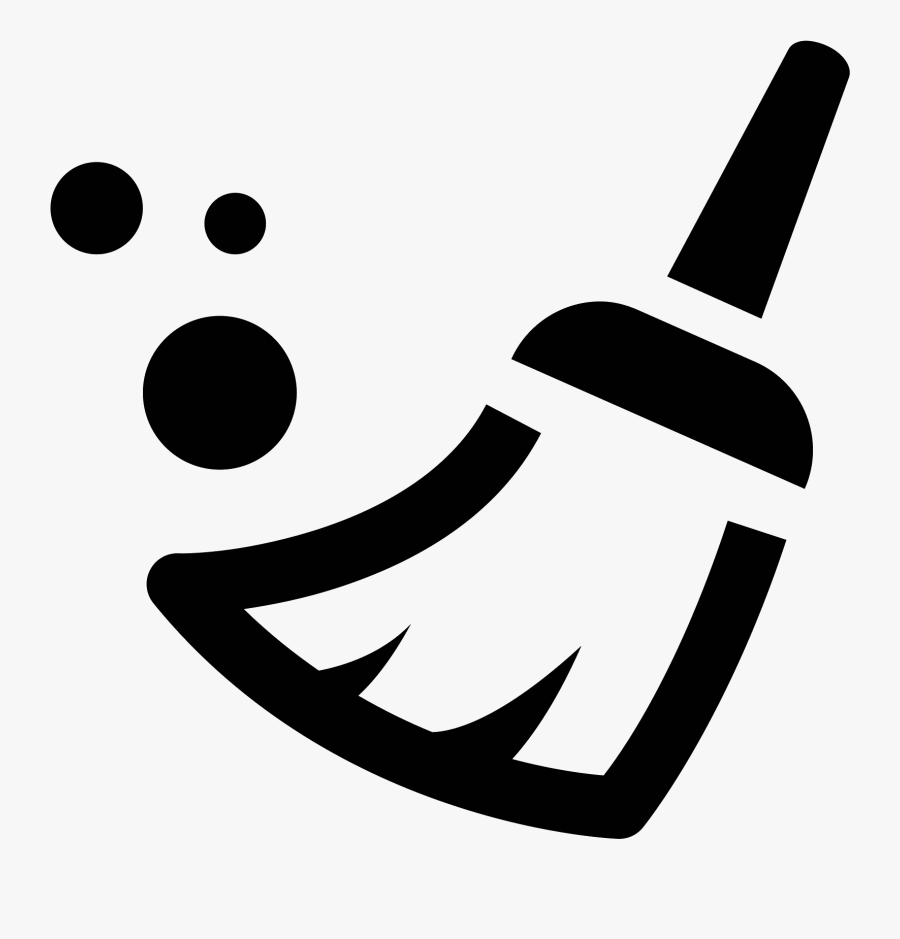 Broom Icon - Cleaning Icon Png, Transparent Clipart