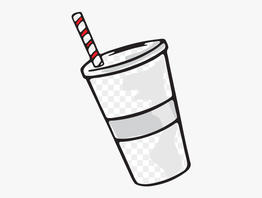 Soda Cup Clip Art From Clipart Black And White Transparent - Transparent Soda Clipart Black And White, Transparent Clipart