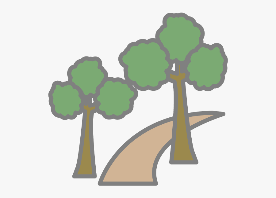 Pictogram Hikingpath, Transparent Clipart