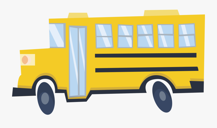 School Bus Illustration - Png รูป การ์ตูน นักเรียน, Transparent Clipart