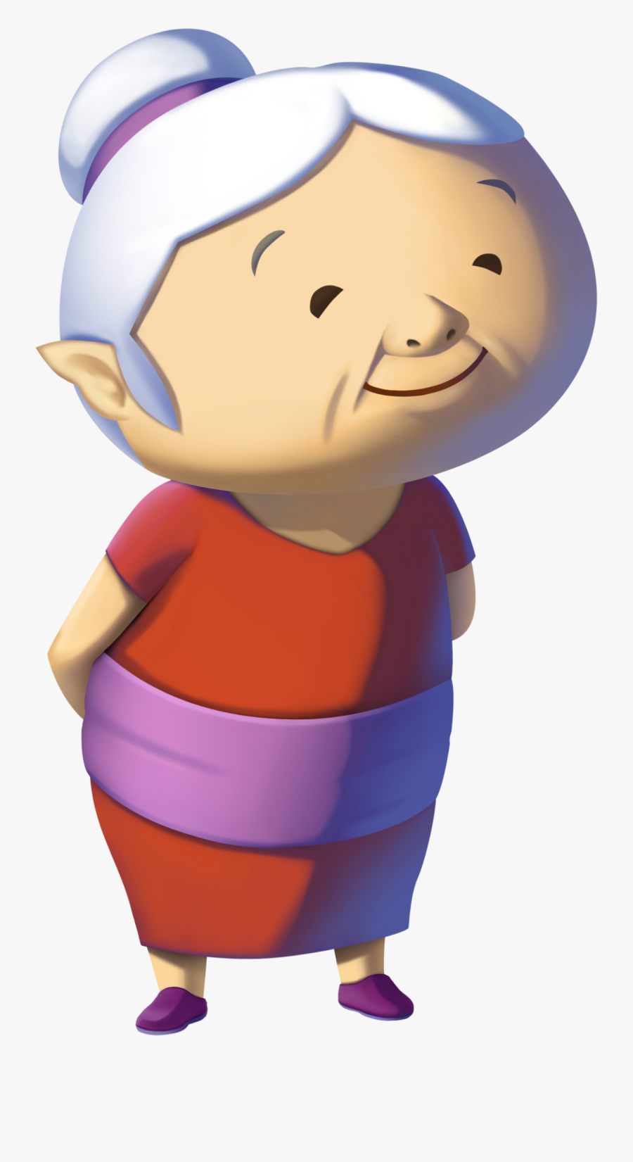 Transparent Sleeping Clipart - Link Grandma, Transparent Clipart