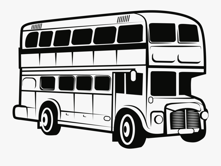 Bus - Double Decker Bus Png, Transparent Clipart