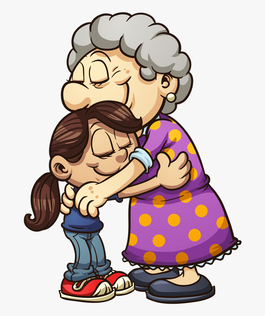 Grandmother Png Clipart - Family Hugs Clipart, Transparent Clipart