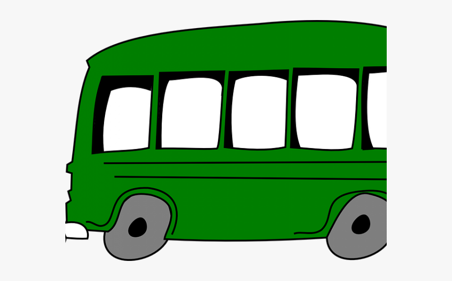 Free On Dumielauxepices Net - Green School Bus Clipart, Transparent Clipart