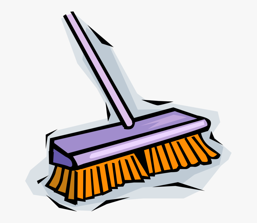 Transparent Sweeping Broom Clipart - Push Broom Clipart, Transparent Clipart