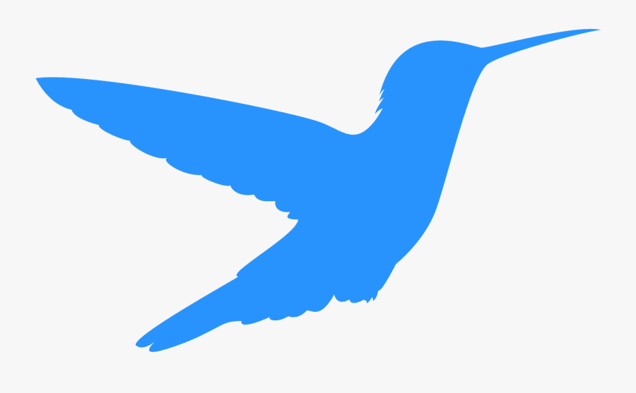 Hummingbird Green Silhouette, Transparent Clipart