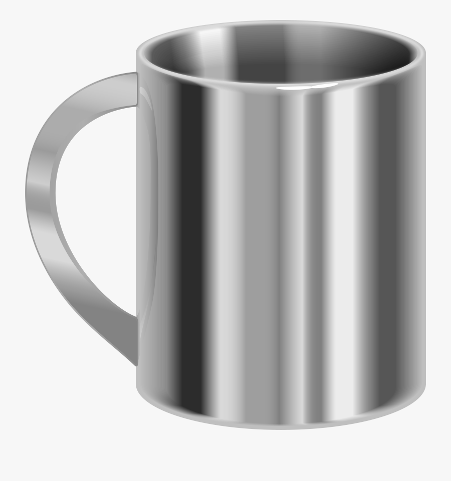 Stainless Steel Mug Png Clip Art, Transparent Clipart