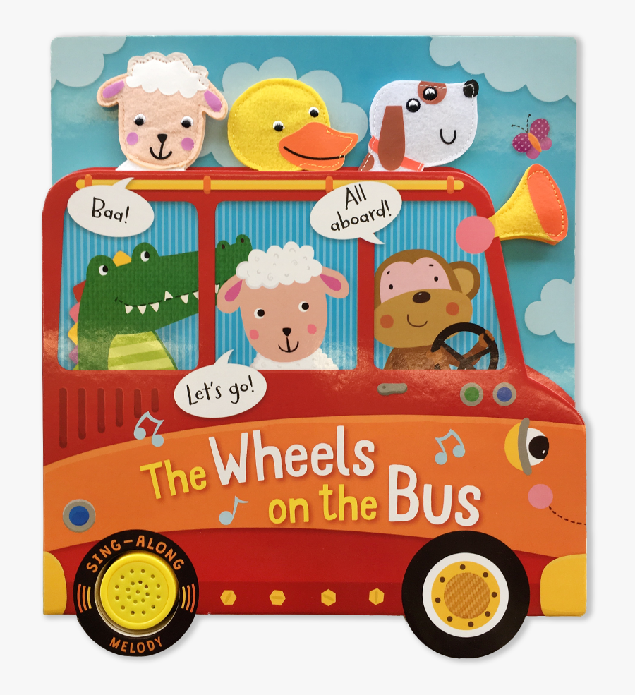Wheels On The Bus - Wheels On The Bus Sing Along Book, Transparent Clipart