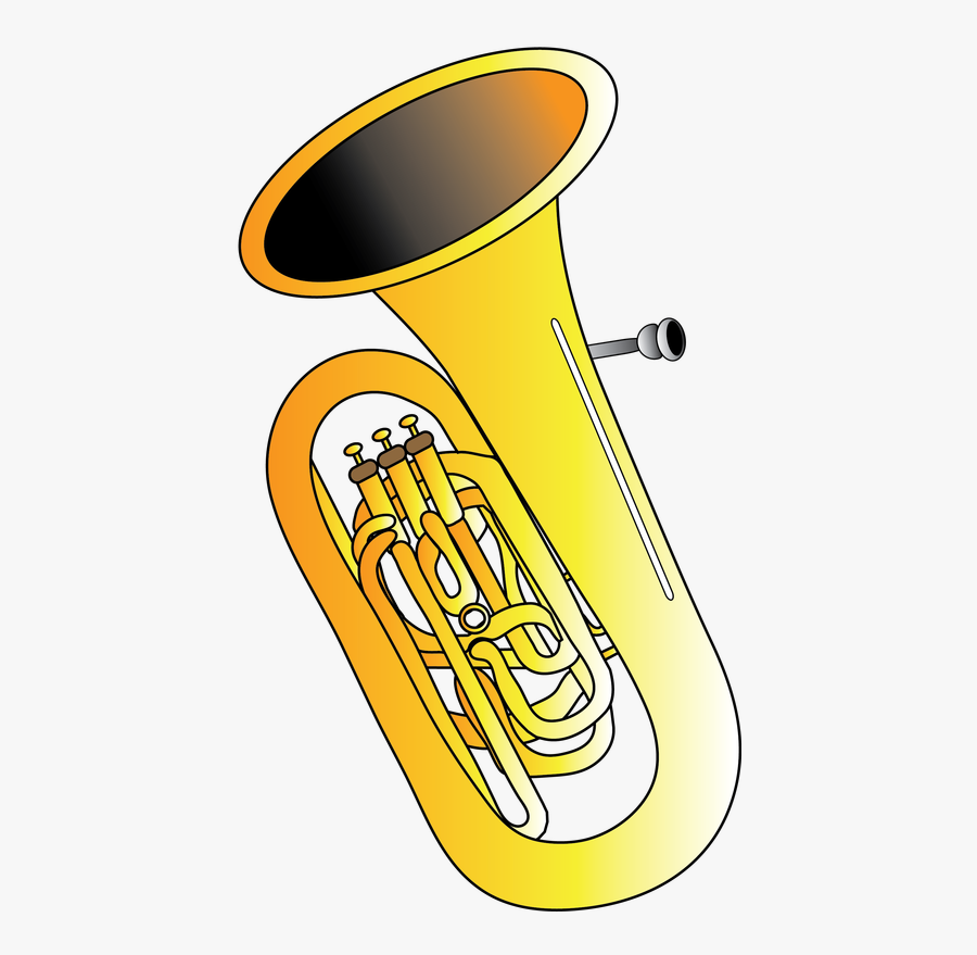 Transparent Trumpet Clip Art - Tuba Clipart Transparent Background, Transparent Clipart