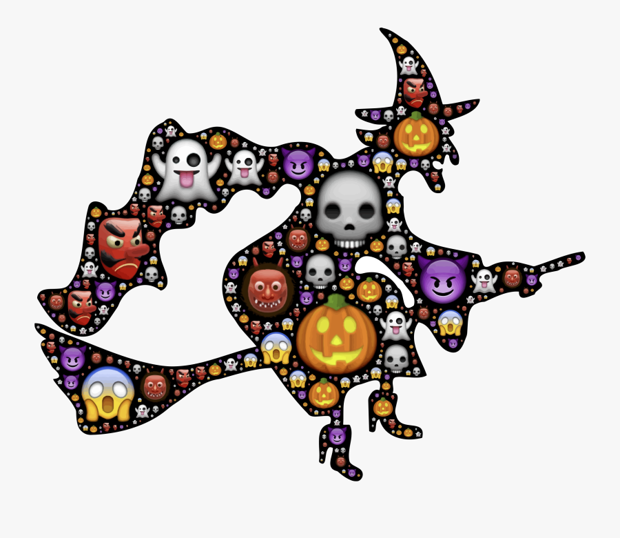Surprising Halloween Witch Pictures Clip Art Medium - Halloween Clipart Vector, Transparent Clipart