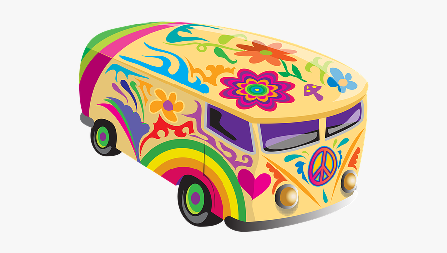 Clipart, Retro, Classic, Bus, Fifties, Retro Clipart - Hippie Clip Art, Transparent Clipart