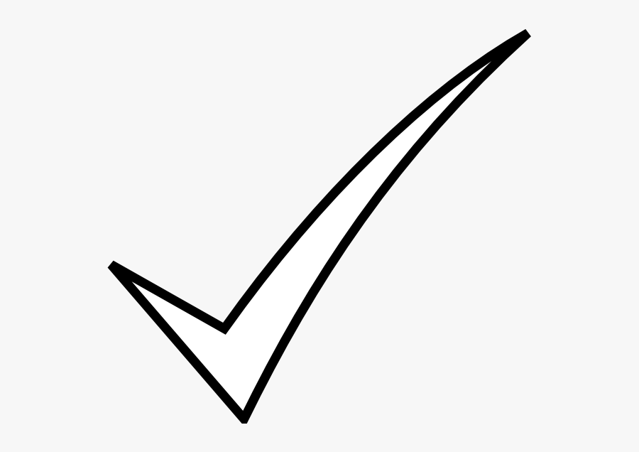 Check Mark Transparent Yellow Checkmark Clip Art At - Tick Clipart Black And White, Transparent Clipart