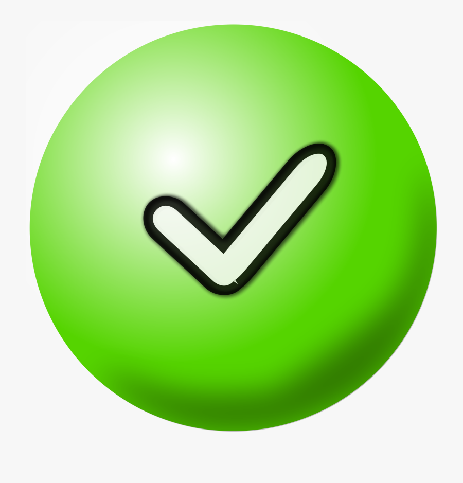 Clipart Green Check Mark Icon - Clipart Check, Transparent Clipart