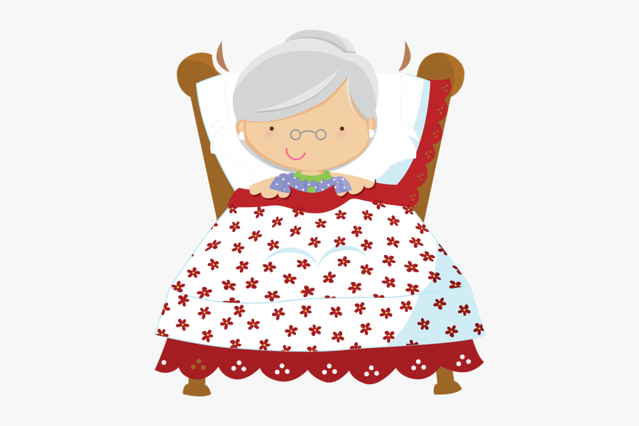 Granny Little Red Riding Hood Party - Granny Little Red Riding Hood, Transparent Clipart
