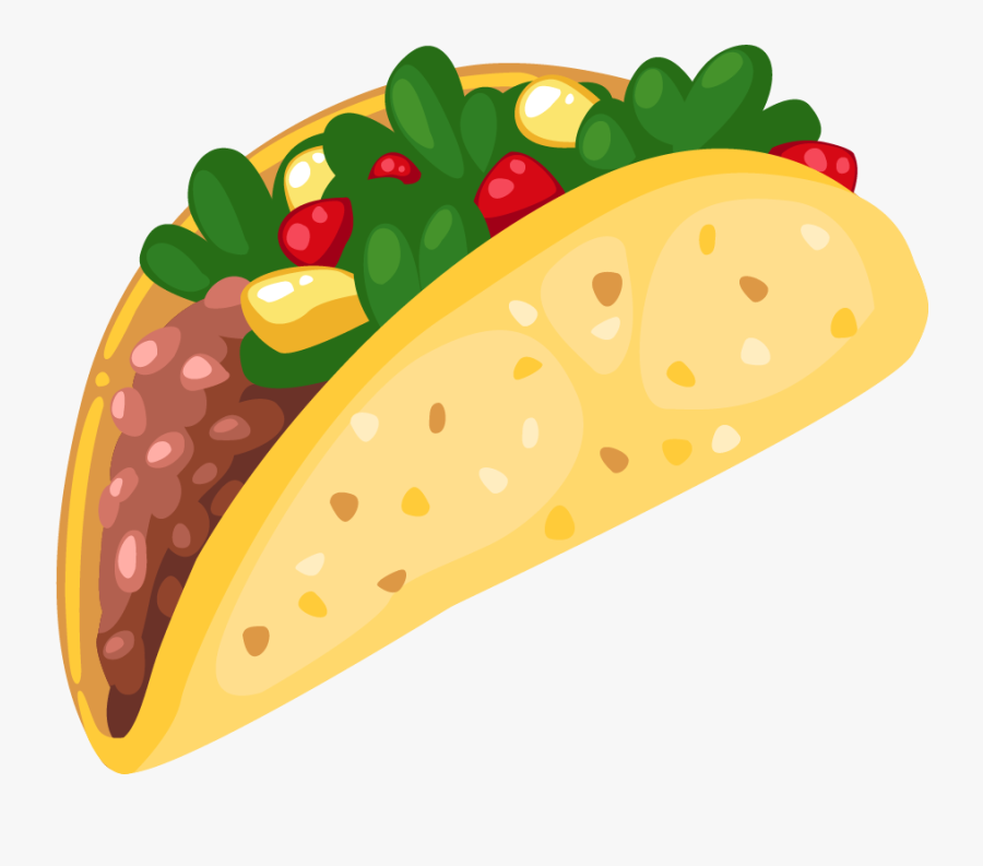 Cartoon Taco Clip Art 3 Clipartcow - Taco Clipart, Transparent Clipart