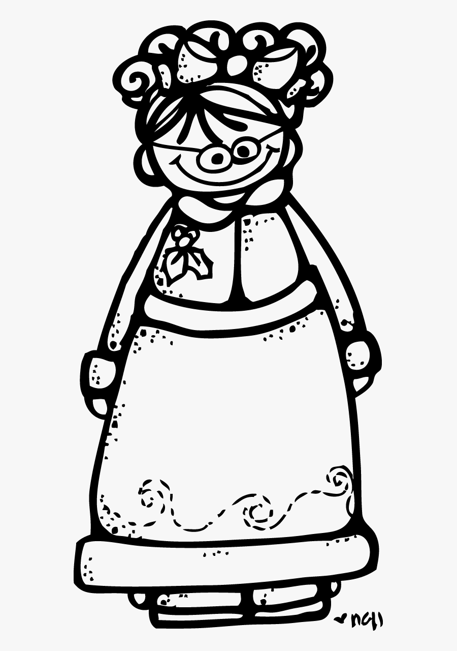 Melonheadz Mrs Claus Clipart Grandma Melonheadz