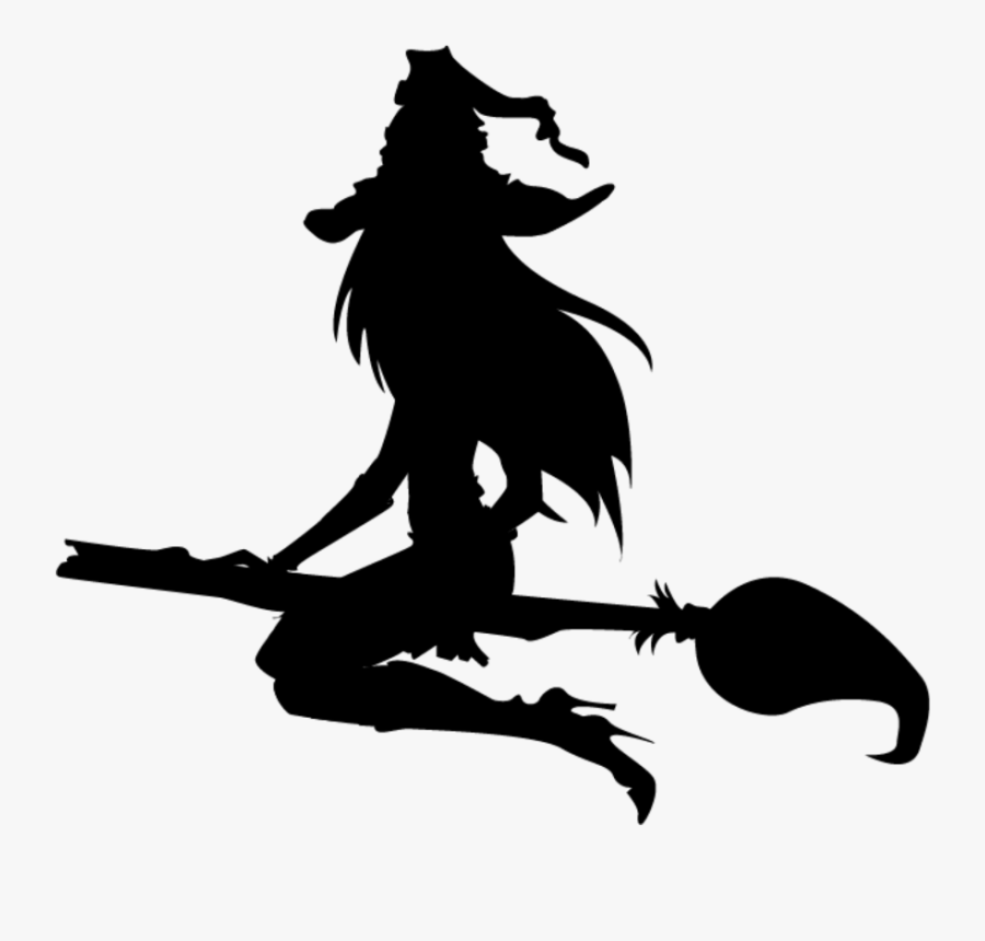 Transparent Broom Clipart - Sticker De Halloween, Transparent Clipart