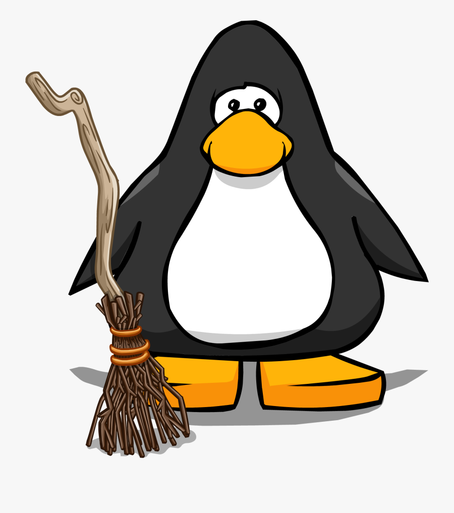 Broom Clipart Sweepers - Penguin With Top Hat, Transparent Clipart