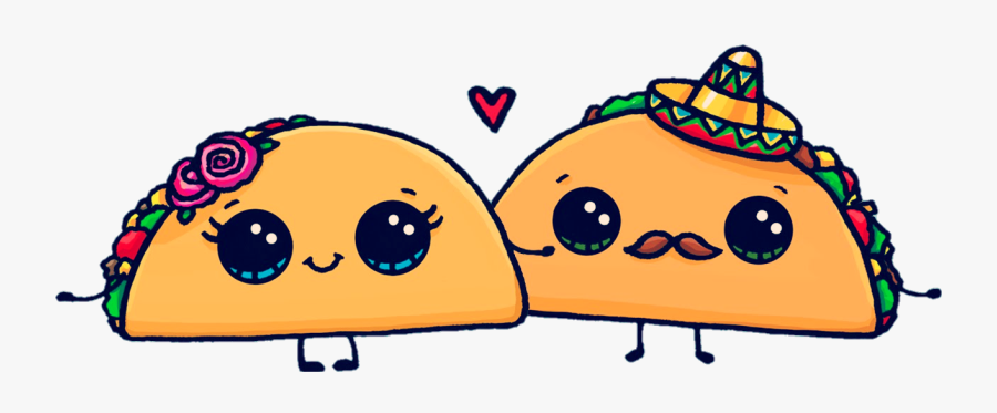 Transparent Quiver Clipart - Dibujos De Tacos Kawaii, Transparent Clipart