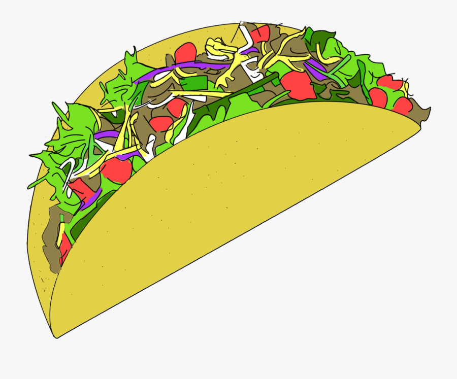 Taco Clip Art Free Vector - Clipart Taco, Transparent Clipart