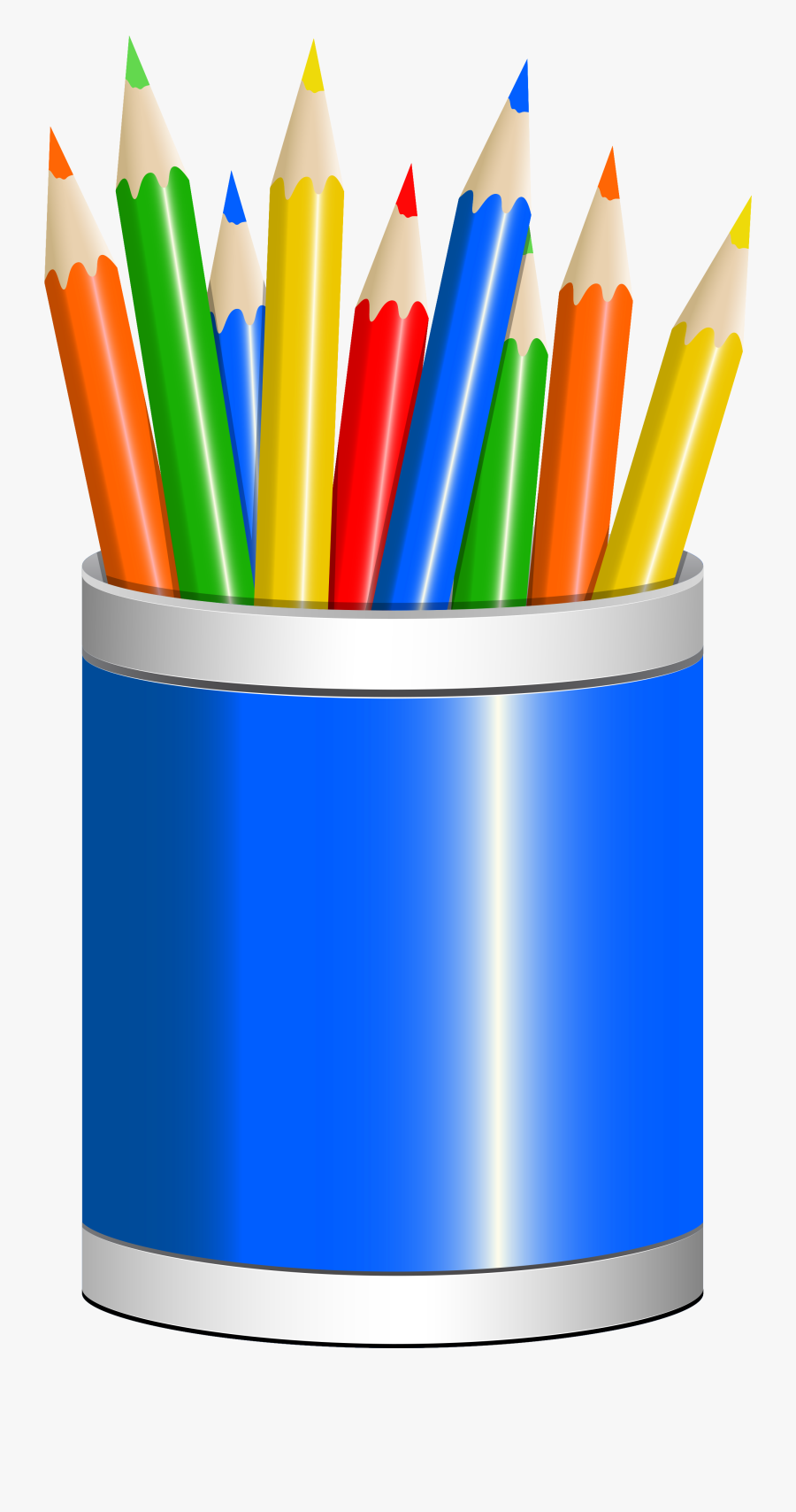 Clip Art Pencils In A Cup Clipart - Pencils In A Cup Clipart, Transparent Clipart