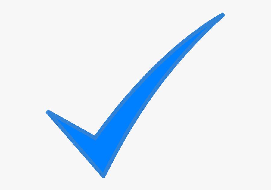 Check Mark Symbol Powerpoint - Blue Check Mark Png, Transparent Clipart