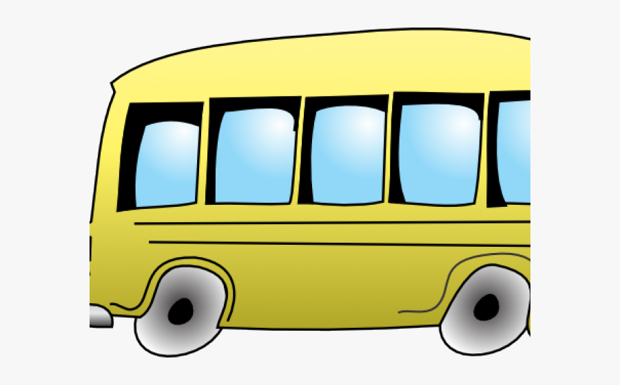 Cartoon Bus Transparent Background, Transparent Clipart