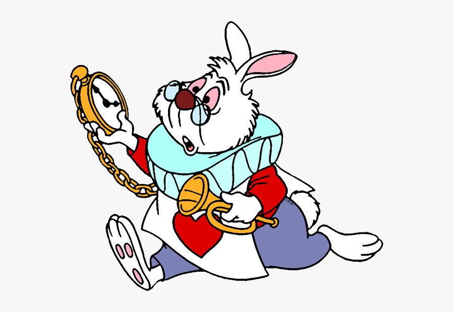 White Rabbit Alice In Wonderland Clipart, Transparent Clipart