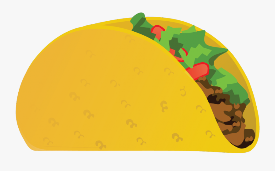 Tacos Clipart Transparent - Transparent Background Taco Emoji, Transparent Clipart