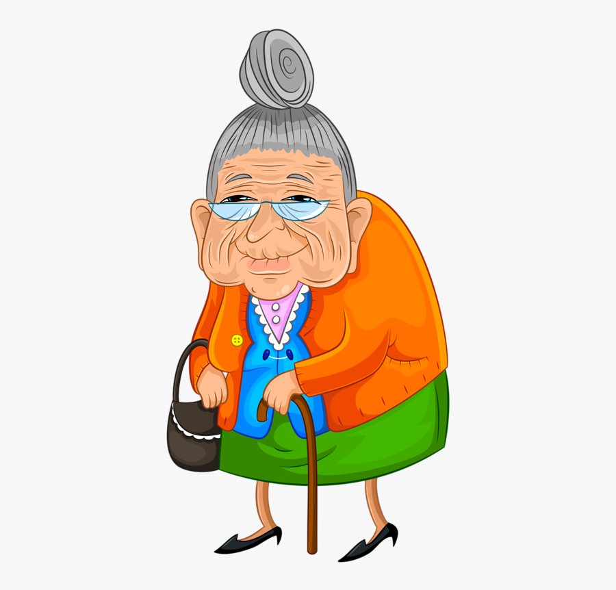 Humor Quenalbertini Personnages Vivir - Old Woman Clipart Png, Transparent Clipart